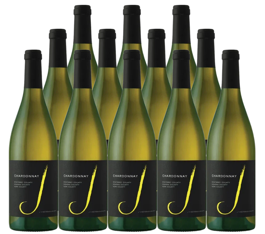 J Vineyards & Winery Chardonnay 750 ML (12 Bottles)
