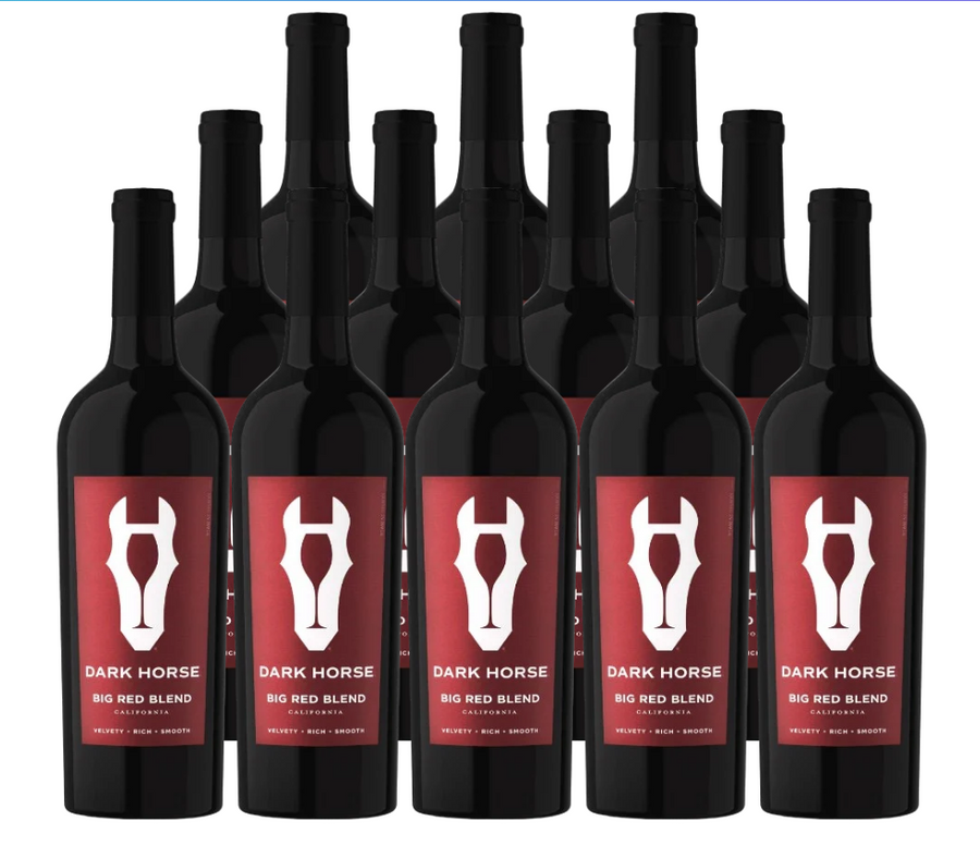 Dark Horse Wine Big Red Blend California 750 ML (12 Bottles)