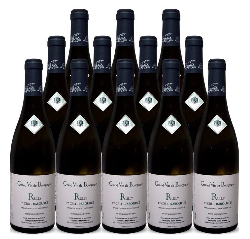 Domaine Marc Morey Rully Premier Cru Rabource 2022 750 ML (12 Bottles)