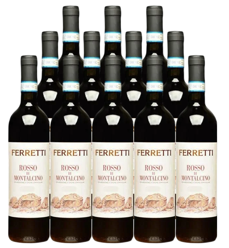 Ferretti Rosso Di Montalcino 750 ML (12 Bottles)