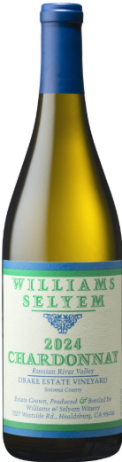 Williams Selyem Chardonnay Drake Estate Vineyard Russian River Valley 2024 750 ML