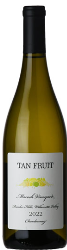Tan Fruit Chardonnay White Walnut Vineyard Dundee Hills 2022 750 ML