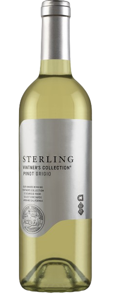 Sterling Vintners Collection Pinot Grigio 2021 750 ML wine bottle.