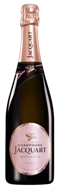 Jacquart Mosaique Rose Champagne 750 ML premium French rosé Champagne bottle