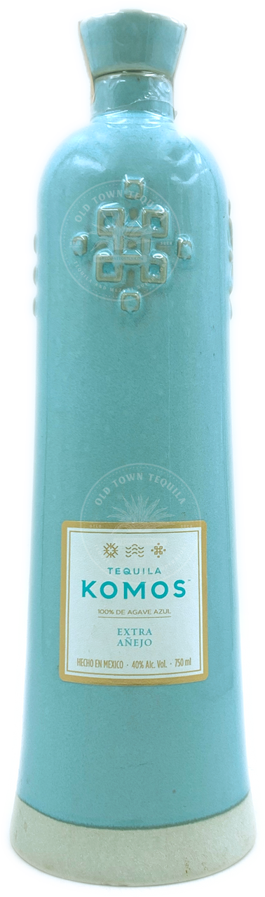 Tequila Komos Extra Anejo 100% De Agave Azul 750 ML premium blue agave tequila bottle
