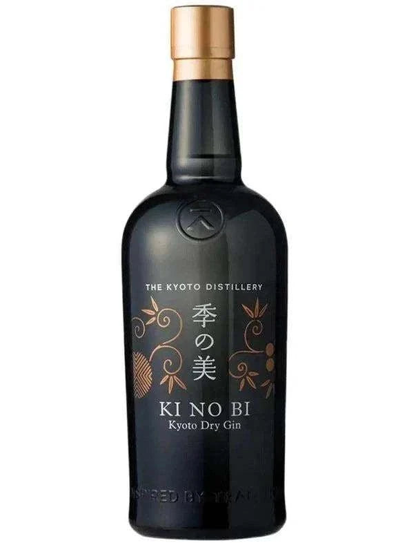 The Kyoto Ki No Bi dry gin 700ML bottle featuring Japanese botanicals and rice spirit.