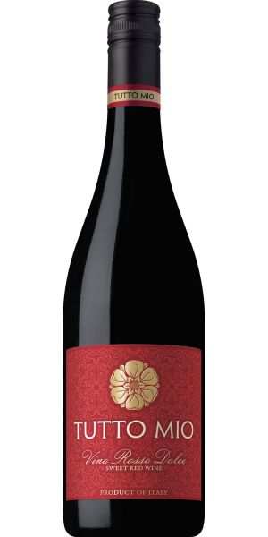 Tutto Mio Rosso Dolce Sweet Red Wine 750ml bottle with Italian sweet fruity notes