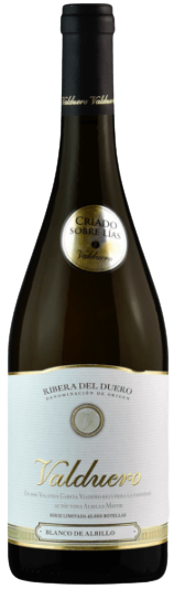 Bottle of Valduero Blanco Albillo 750 ML Spanish white wine
