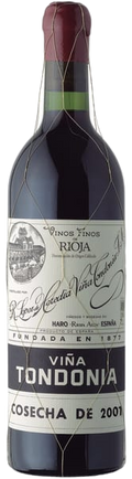 R Lopez de Heredia Rioja Vina Tondonia Gran Reserva 2001 750 ML