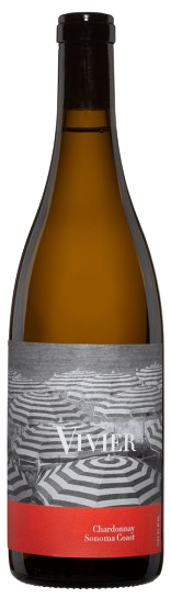 Vivier Sonoma Coast Chardonnay 750 ML — a crisp and elegant California white wine with vibrant citrus flavors, balanced acidity, and a touch of oak. Perfect for seafood, chicken, and fresh salads.