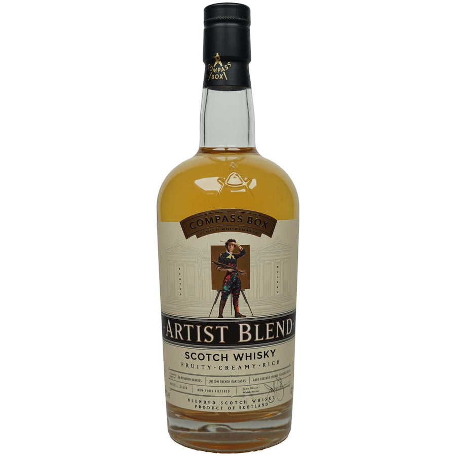 Compass Box Artist Blend Scotch Whisky 750 ML bottle creative blended Scotch
