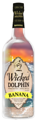 Wicked Dolphin Small Batch Handcrafted Banana Flavored Rum 1 L