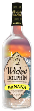 Wicked Dolphin Small Batch Banana Flavored Rum 1 L