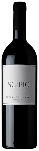 Tenuta dei Sette Cieli Scipio 2018 Tuscan red wine bottle 750ml with elegant label