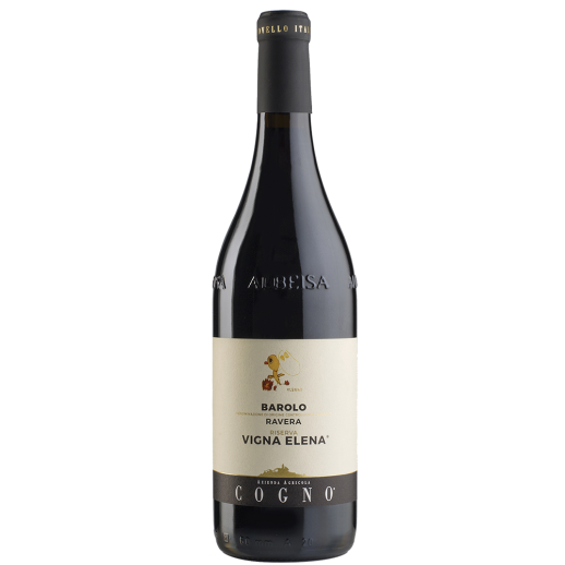 Elvio Cogno Barolo Vigna Elena 2018 Italian red wine bottle with rich flavors of cherry, licorice, and spice
