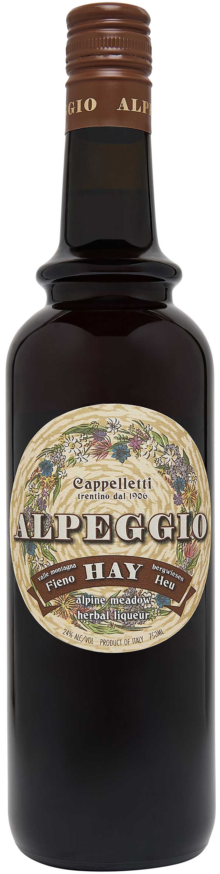 Cappelletti Alpeggio Hay Herbal Liqueur 750 ML