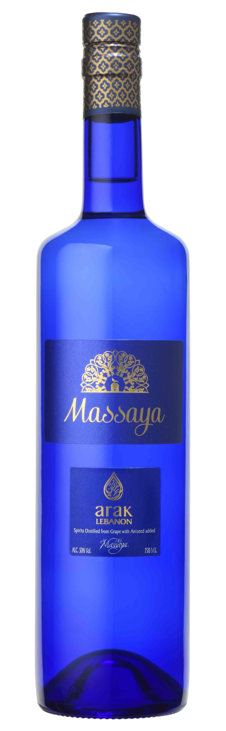 Massaya Arak Lebanon 750 ML Lebanese anise spirit bottle