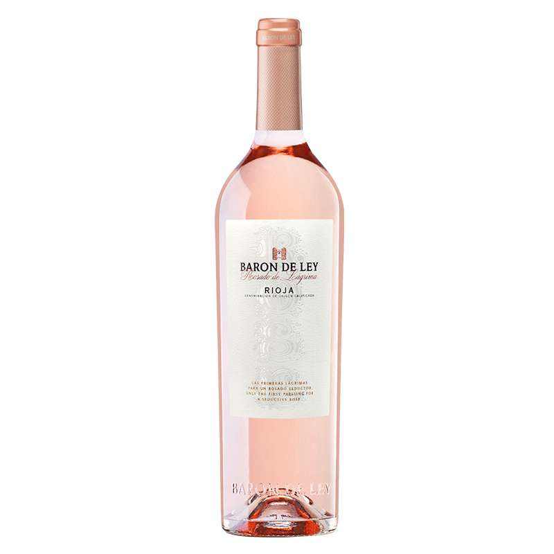 Baron de Ley Rosado de Lagrima 2024 750ml rosé wine bottle with fresh strawberry and raspberry notes