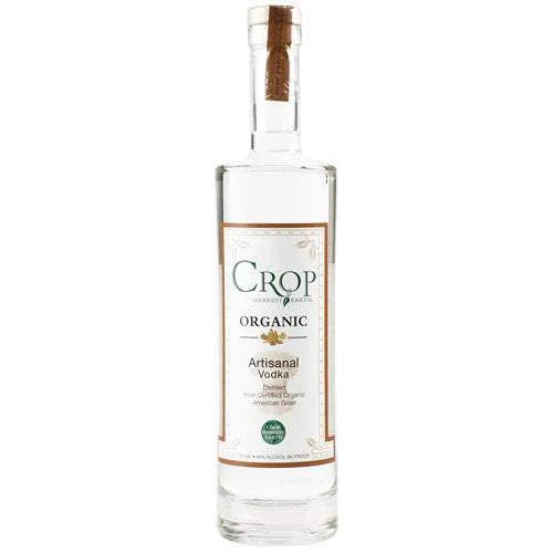 Crop Harvest Earth Company Artisanal Vodka 750 ML bottle showcasing handcrafted small-batch spirit with fresh wheat and floral notes
