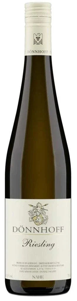 Donnhoff Riesling Nahe 2024 bottle with bright citrus and floral notes from Germany's Nahe region
