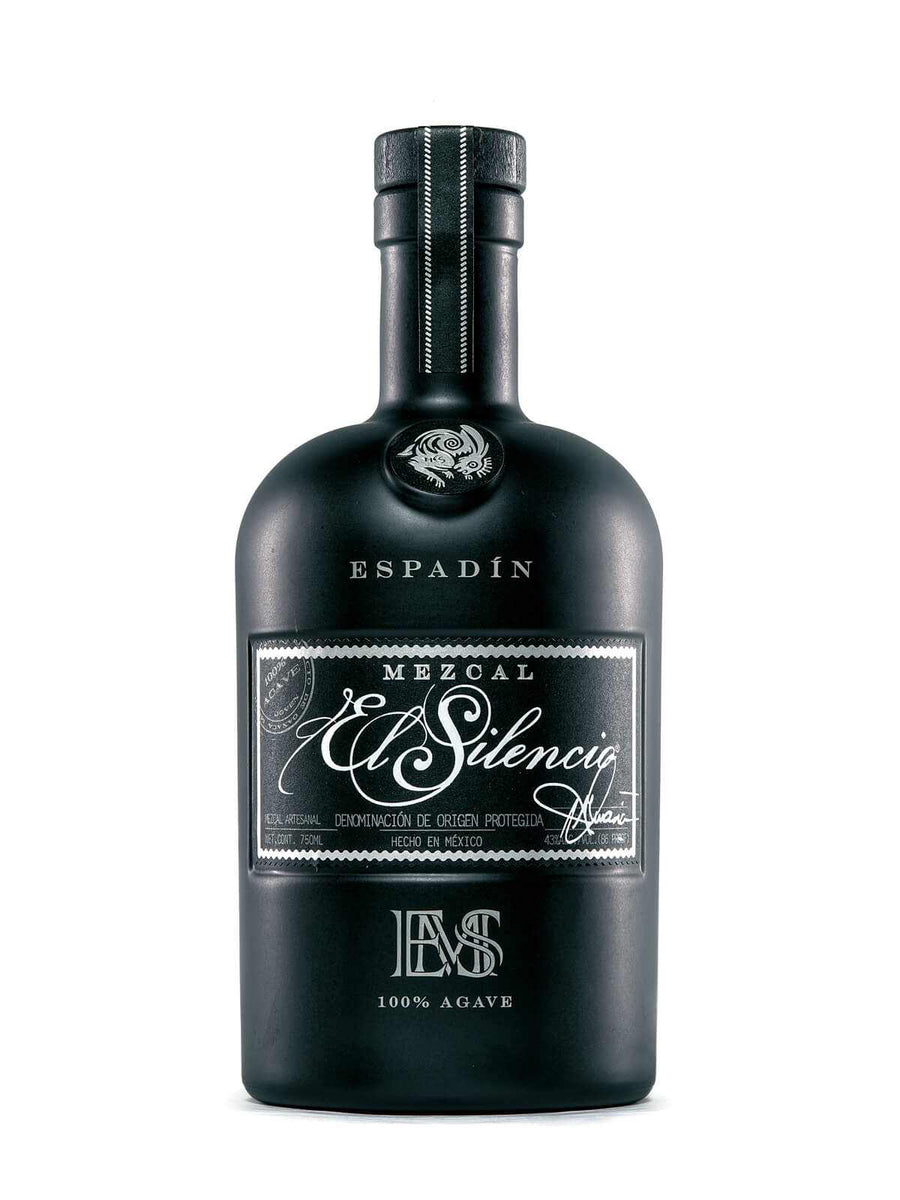 El Silencio Mezcal Espadin 86 750 ML bottle showcasing handcrafted smoky agave spirit from Oaxaca