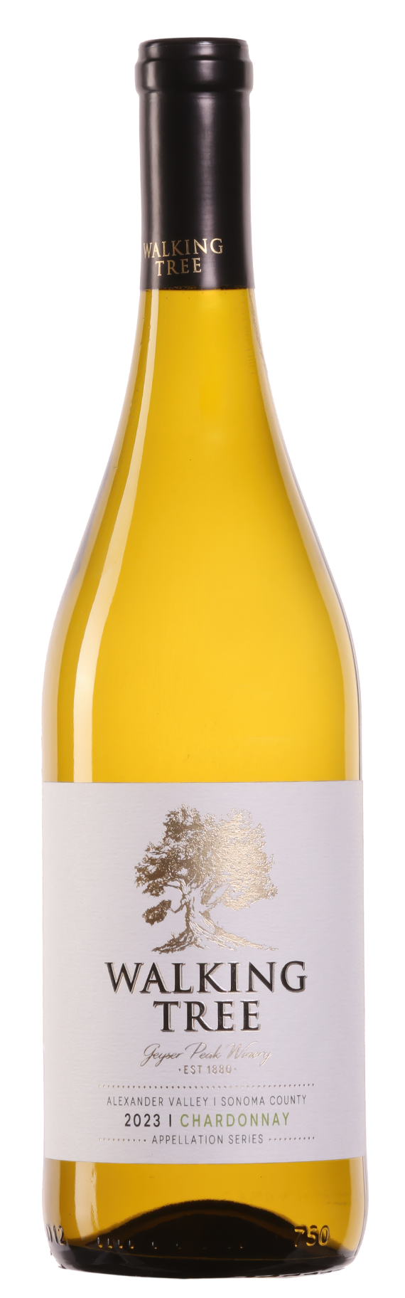 Geyser Peak Walking Tree Chardonnay 750 ML bottle showcasing California vineyard heritage and rich fruit flavors