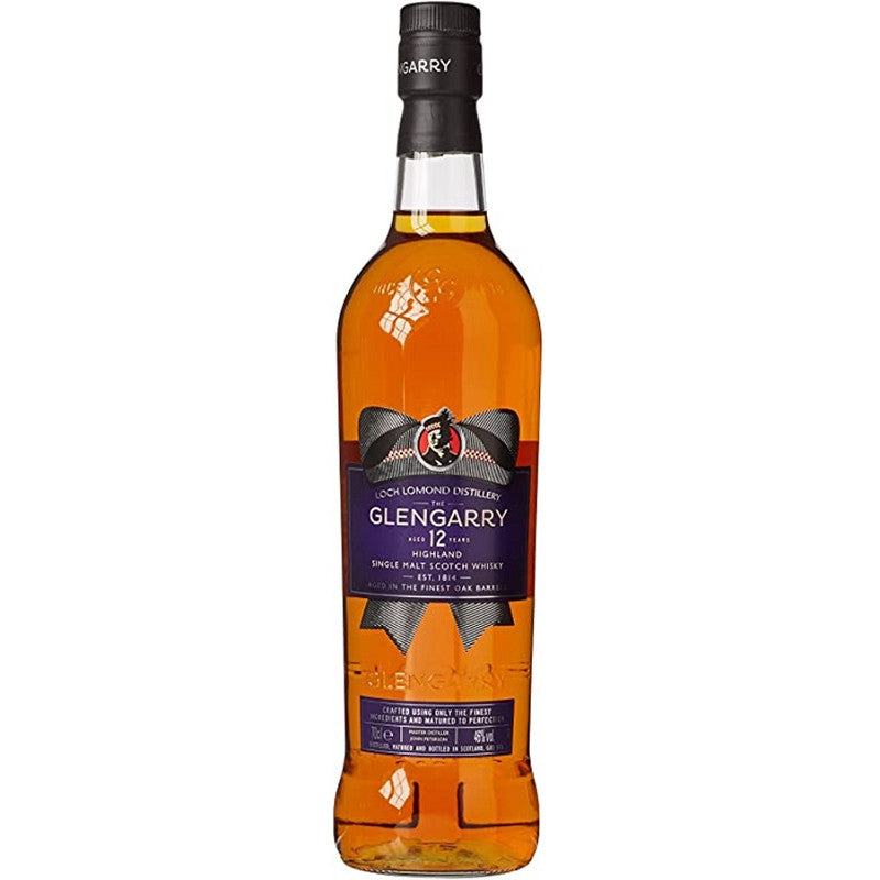 Glengarry 12 Year Old Highland Single Malt Scotch Whisky 750 ML