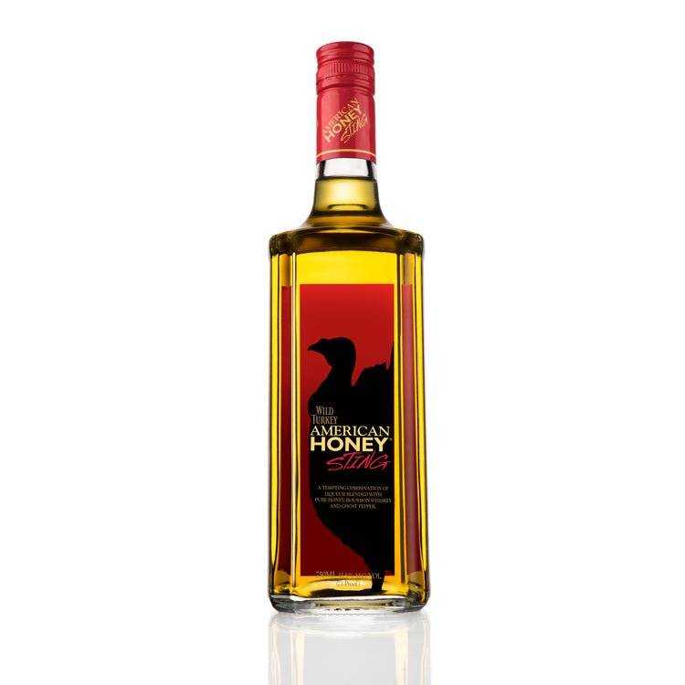 Wild Turkey Honey Whiskey Liqueur with Ghost Peppers 750 ML Bottle
