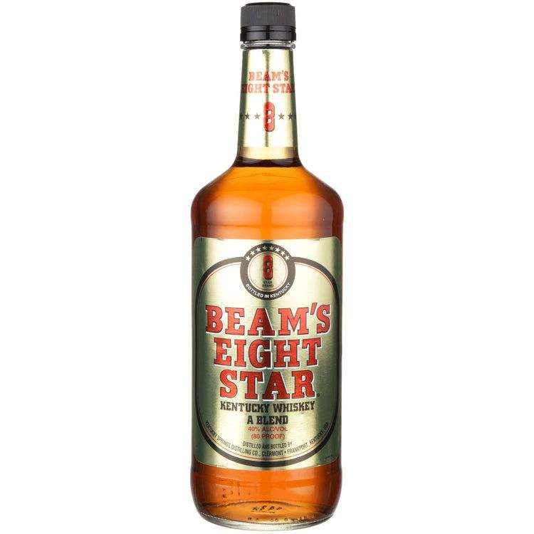 Beam's Eight Star Blended American Whiskey 1.75L bottle.