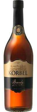 Korbel Brandy 80 1 L bottle showcasing smooth, rich California brandy with oak and caramel notes