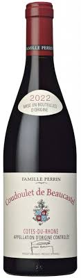Coudoulet de Beaucastel 2022 French red wine bottle Cotes du Rhone 750ml