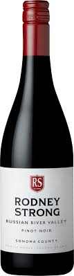 Rodney Strong Pinot Noir 2024 bottle from Russian River Valley showcasing elegant California wine