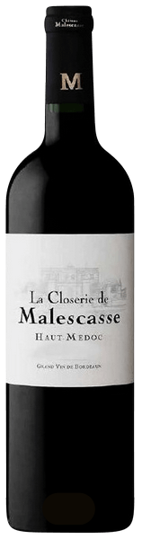 Chateau Malescasse La Closerie de Malescasse Haut Medoc 2019 Bordeaux wine bottle 750ml