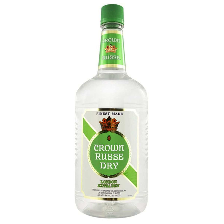 Crown Russe London Dry Gin 80 1.75 L bottle with classic botanicals and smooth flavor for cocktails