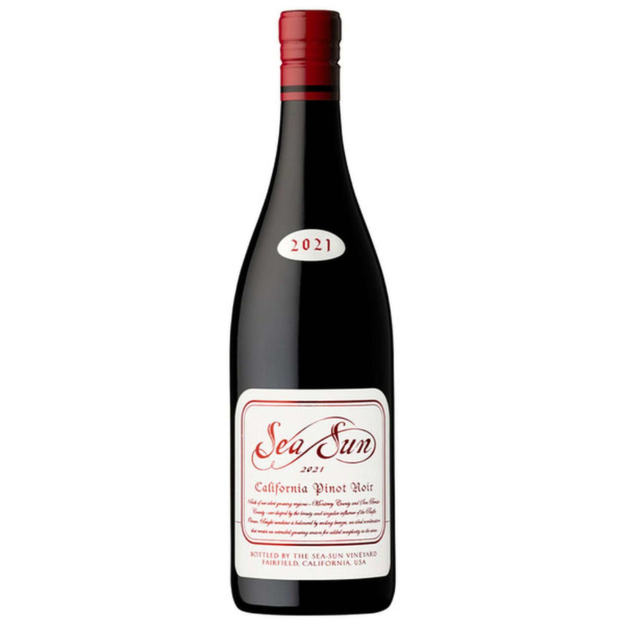 Sea Sun Pinot Noir California 2021 magnum bottle with elegant coastal wine label