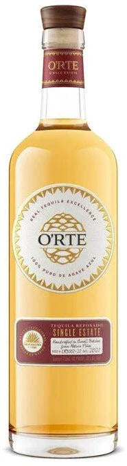 Orte Tequila Reposado Single Estate 80 750 ML bottle showcasing premium aged reposado tequila with smooth oak and agave notes