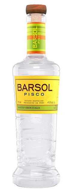 Barsol Pisco Mosto Verde Italia 750ml bottle showcasing premium Peruvian pisco with floral and fruity aromas