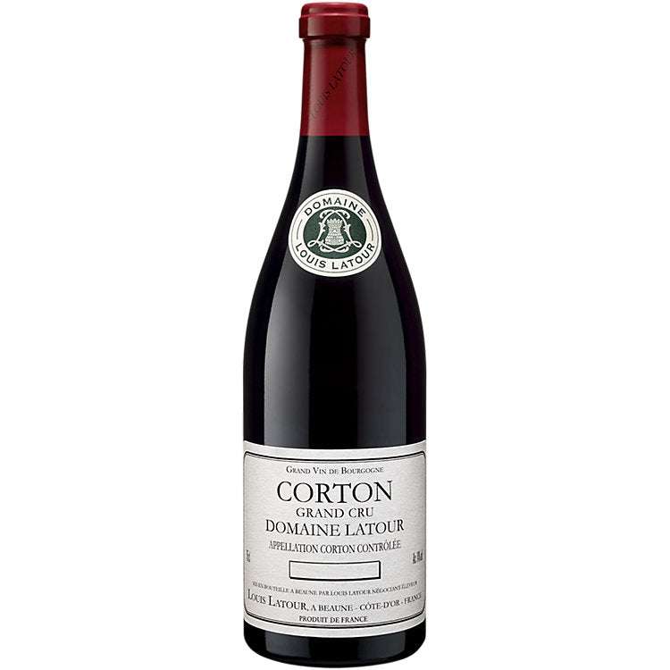Bottle of Louis Latour Corton Grand Cru Domaine Latour 2020 Burgundy wine 750 ML