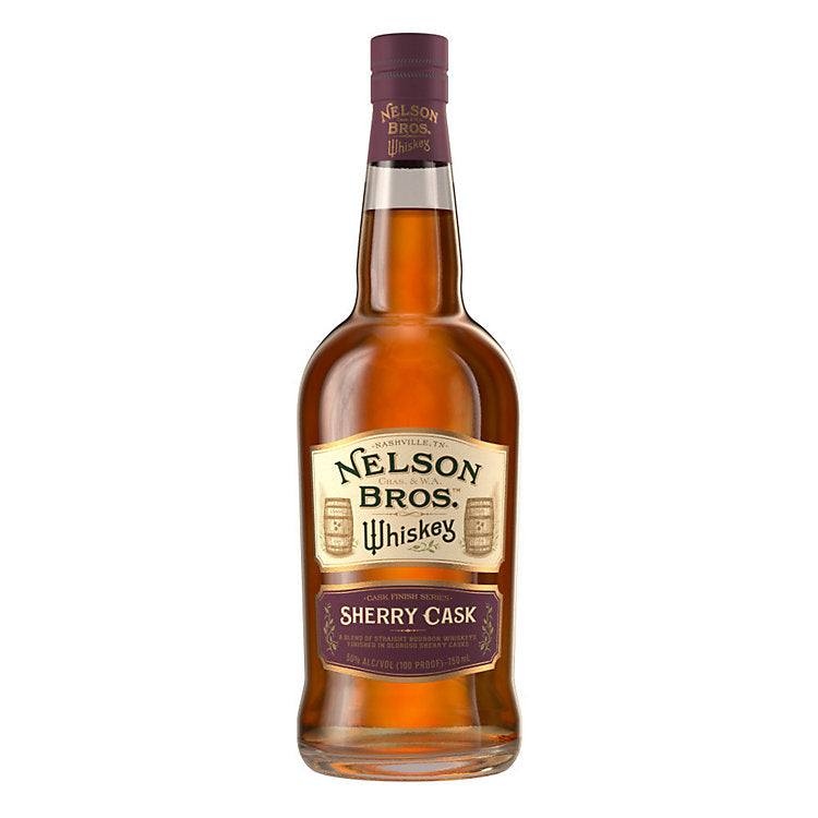 Nelson Bros Blended American Whiskey Sherry Cask 100 750 ML bottle with rich sherry cask finish and warm character