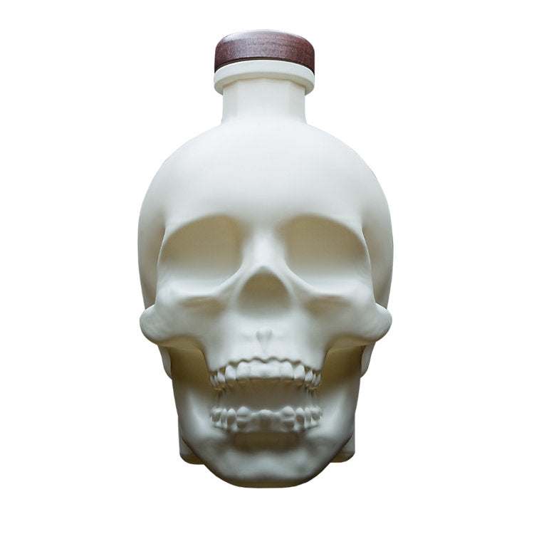 Crystal Head Vodka Bone 80 750 ML premium clear vodka bottle with skull design
