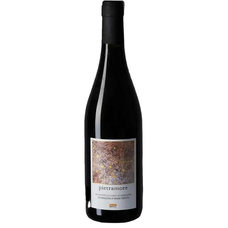Bottle of Etiko Montepulciano d Abruzzo Organic 2024 red wine 750 ML with fresh cherry and plum notes