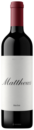 Matthews Winery Merlot Reserve Columbia Valley 2021 750 ML