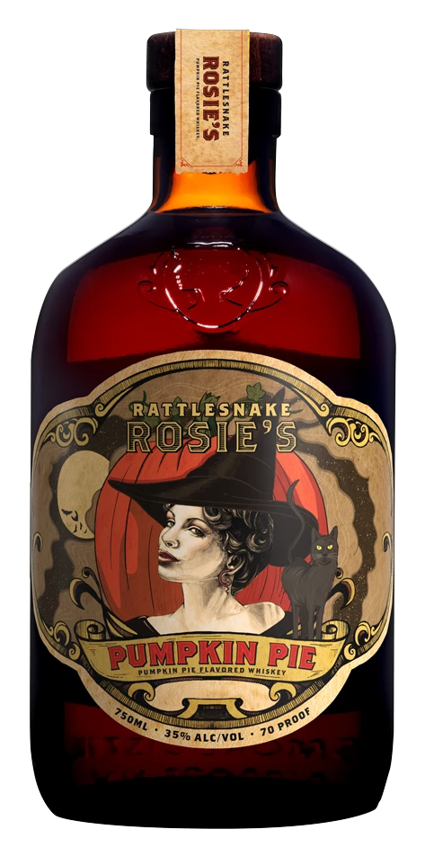 Rattlesnake Rosie's Pumpkin Pie Whiskey 70 Proof 750 ML