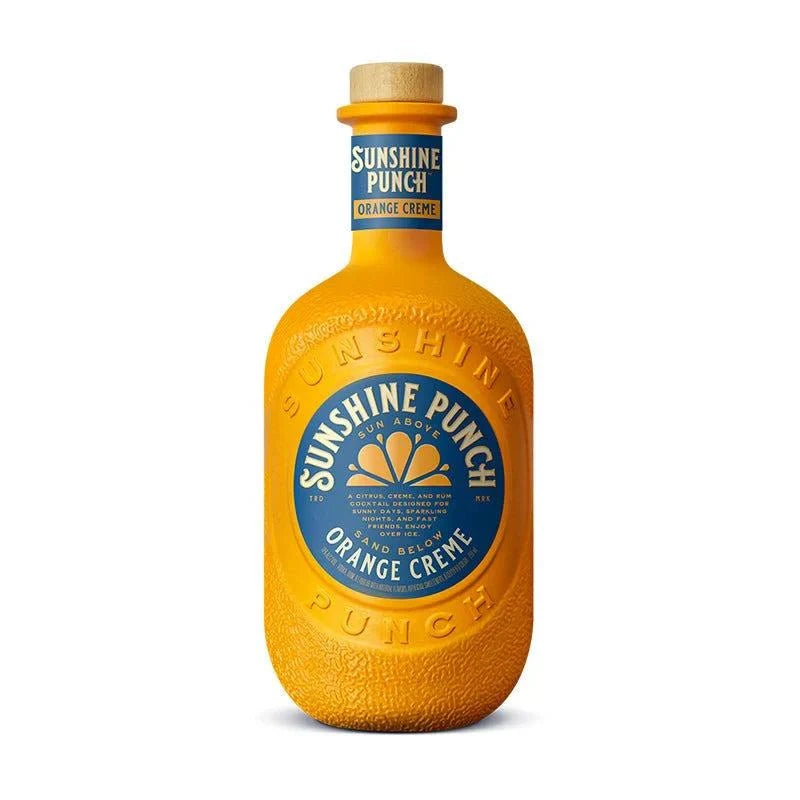 Bottle of Sunshine Punch Cocktail Orange Creme 36 750 ML with vibrant orange and creamy flavor