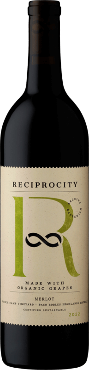 Reciprocity Org Paso Merlot 750 ML