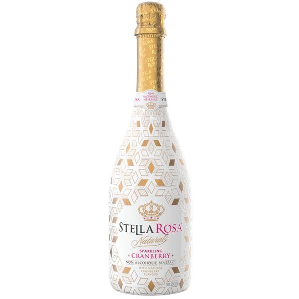 Stella Rosa Naturals Sparkling Cranberry Non Alcoholic Wine 750 ML
