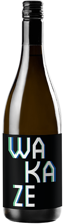 Wakaze Nigori Sake 750ml bottle with creamy, cloudy Japanese sake and tropical aroma