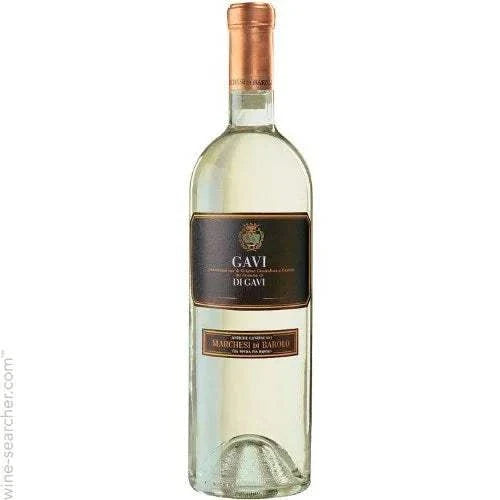 Bottle of Marchesi Di Barolo Gavi 2024 Italian white wine 750 ML with citrus and floral notes