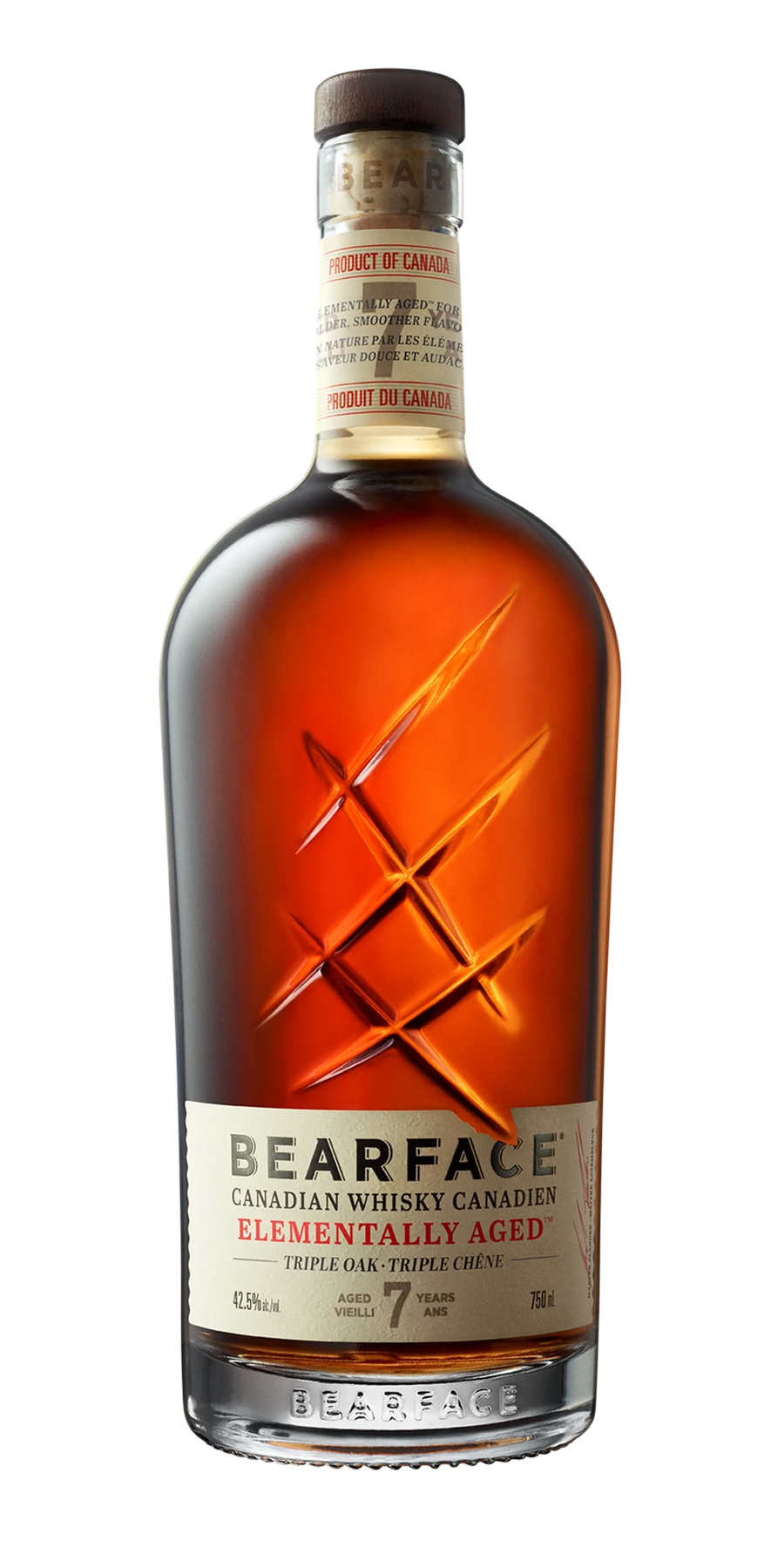 Bearface 7 Year Old Triple Oak Canadian Whisky 750 ML