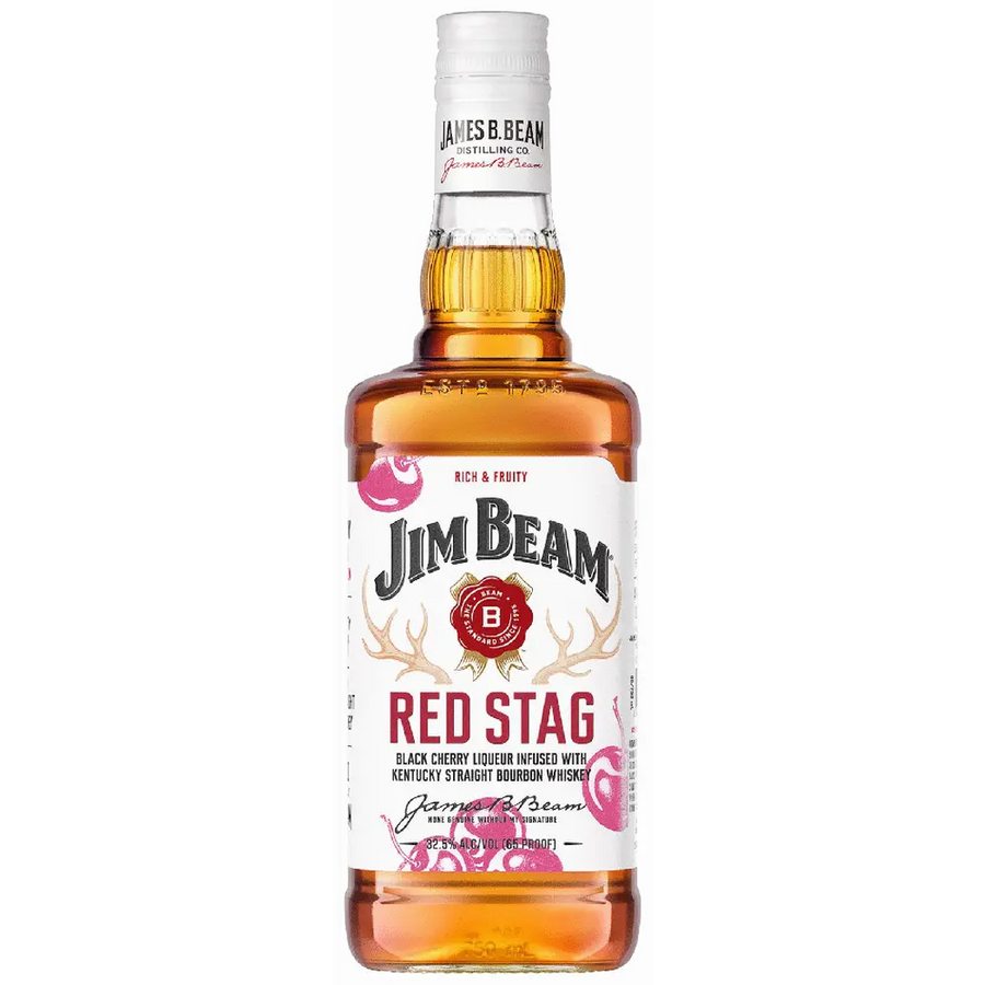 Jim Beam Red Stag Black Cherry Bourbon 65 750 ML